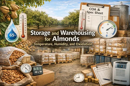 Storage and Warehousing for Almonds: Temperature, Humidity, and Oxidation - California Almond Crop & Harvest — Atlas Global Trading Co.