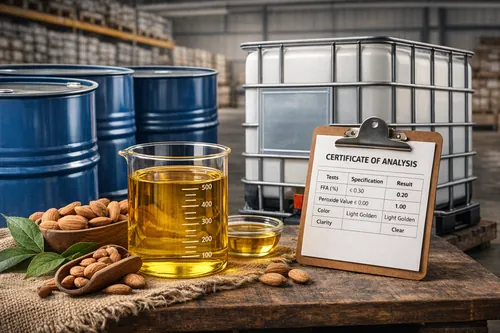 Bulk Cold-pressed edible almond oil for wholesale supply — Atlas Global Trading Co.