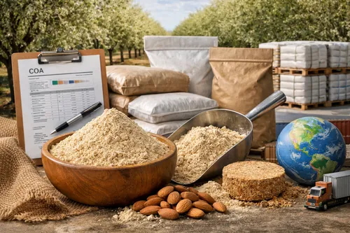 Bulk Defatted almond protein powder for wholesale supply — Atlas Global Trading Co.