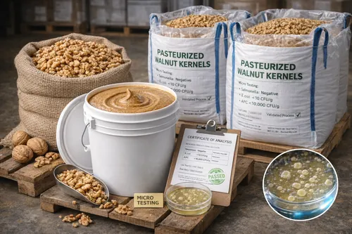 Bulk Pasteurized walnut kernels for wholesale supply — Atlas Global Trading Co.