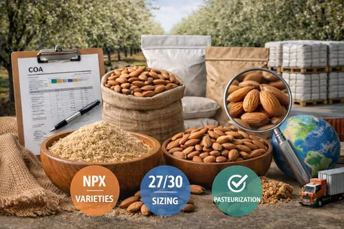 Bulk Raw almond kernels for wholesale supply — Atlas Global Trading Co.