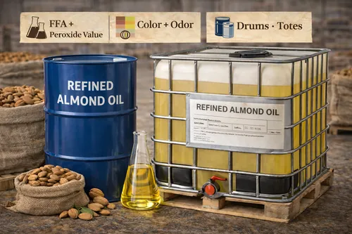 Bulk Refined almond oil for wholesale supply — Atlas Global Trading Co.