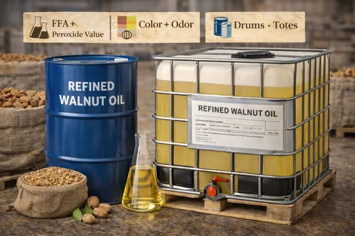 Bulk Refined walnut oil for wholesale supply — Atlas Global Trading Co.